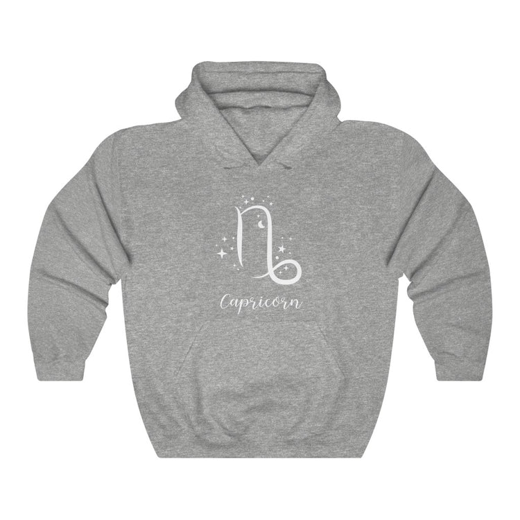 Capricorn Symbol Hooded Sweatshirt
