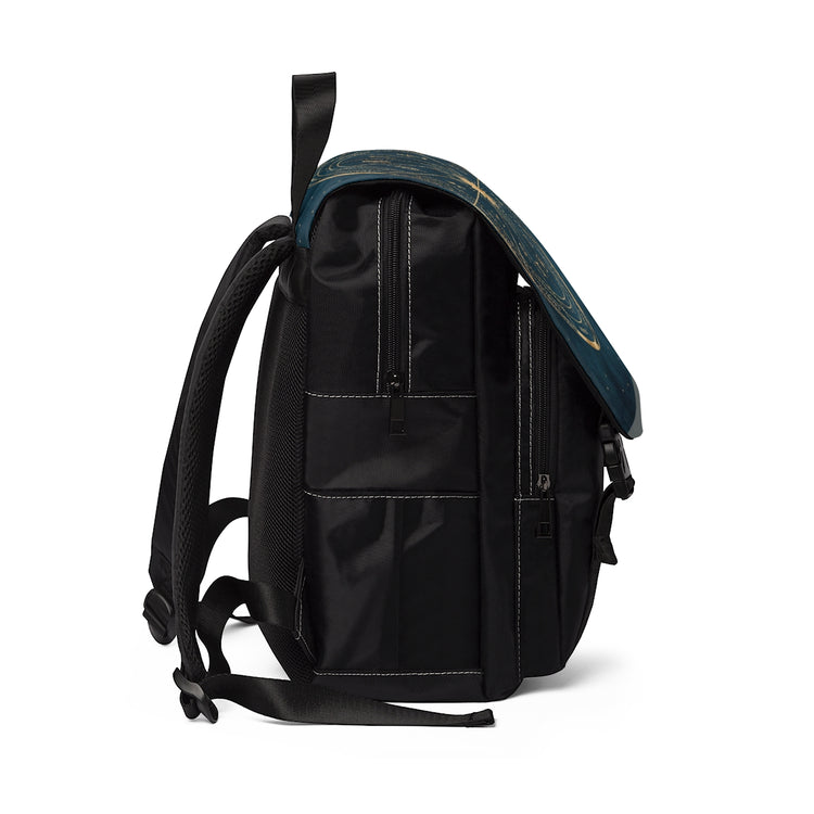 Zodiac Wheel Unisex Casual Shoulder Backpack