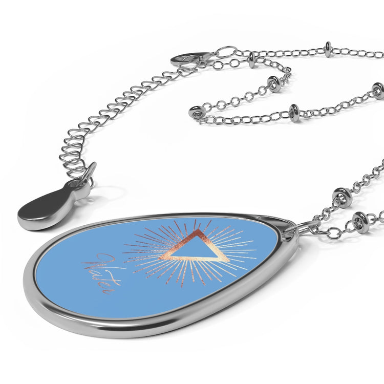 Element Water Oval Necklace