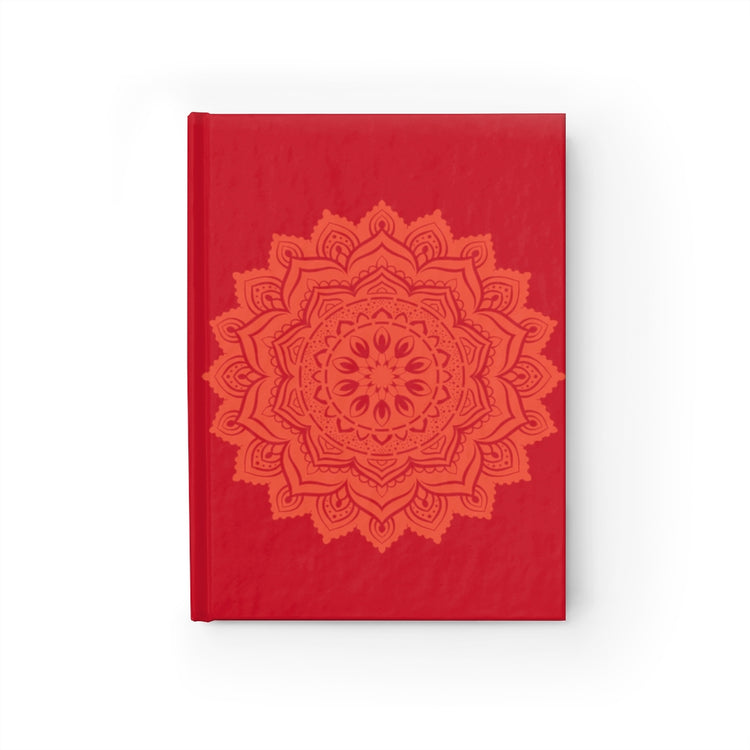 Journal Red Mandala - Ruled Line