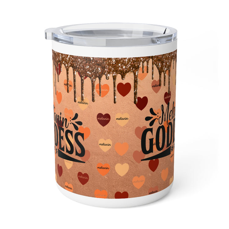 Melanin Goddess Insulated Coffee Mug, 10oz