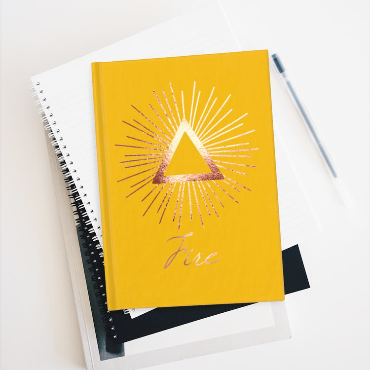Journal Element Fire - Ruled Line