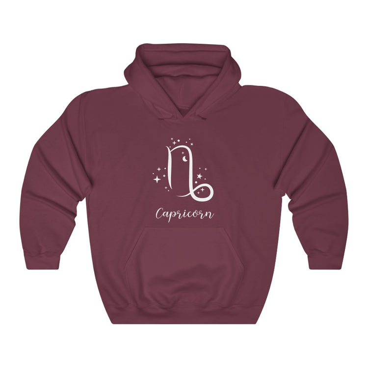 Capricorn Symbol Hooded Sweatshirt