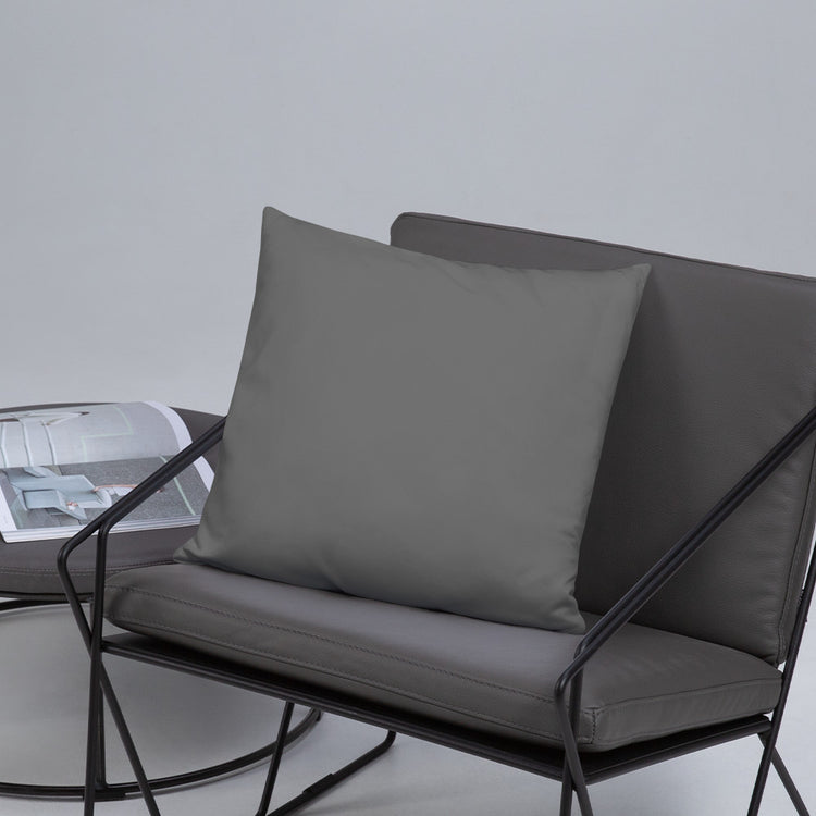Grey Mandala Throw Pillow