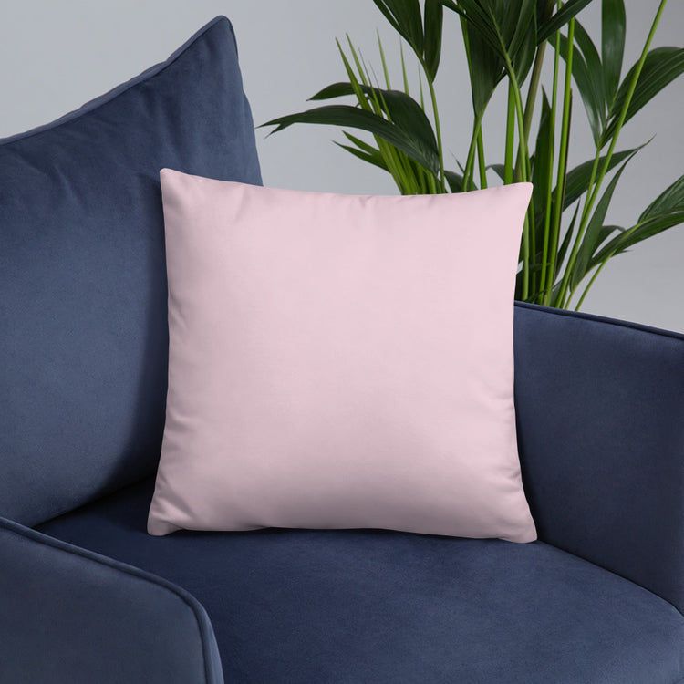 Pink with Sunflower Mandala Throw Pillow