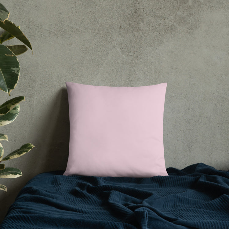 Pink with Sunflower Mandala Throw Pillow
