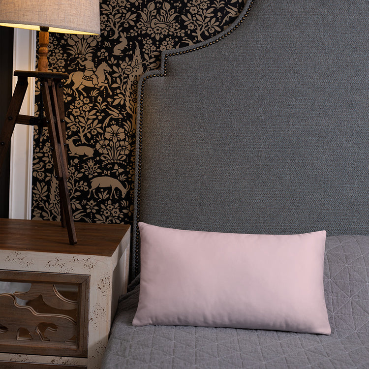 Pink with Sunflower Mandala Throw Pillow