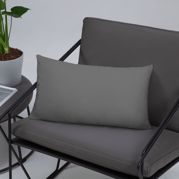 Grey Mandala Throw Pillow