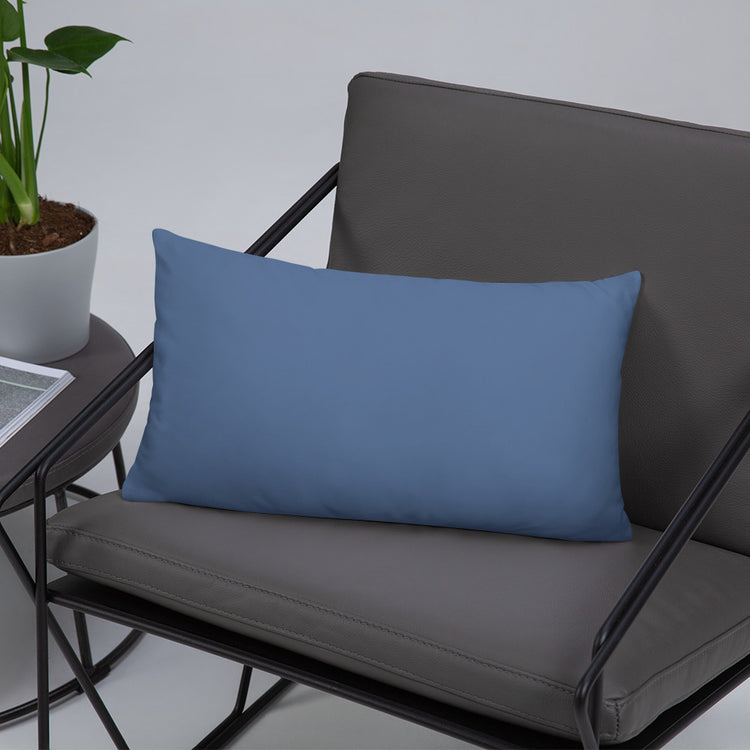 Blue Mandala Throw Pillow