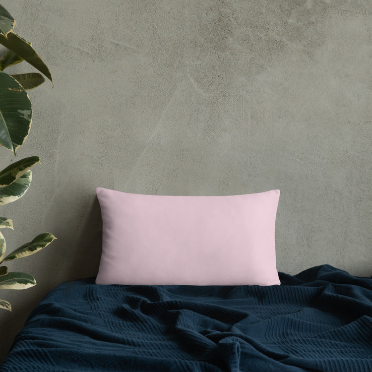 Pink with Sunflower Mandala Throw Pillow