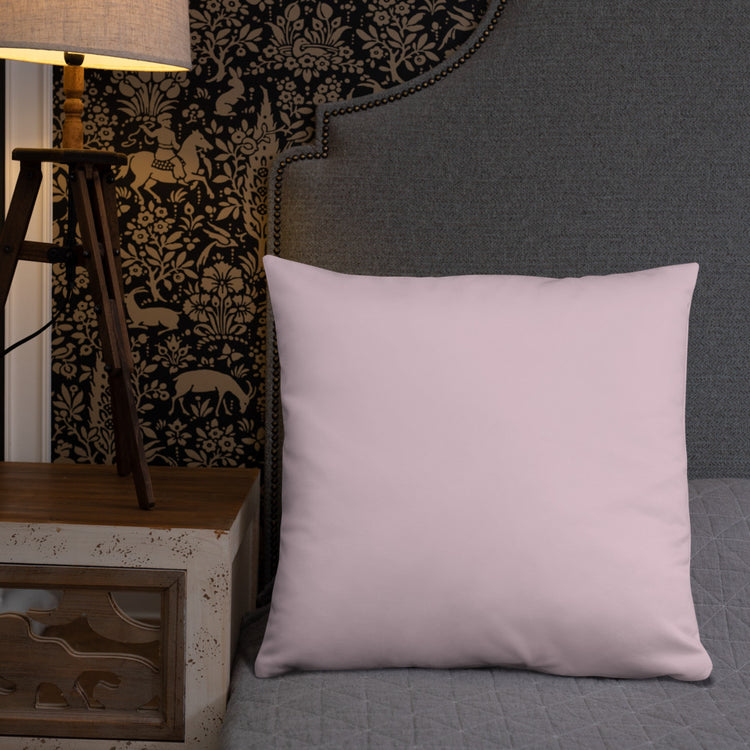 Pink with Sunflower Mandala Throw Pillow