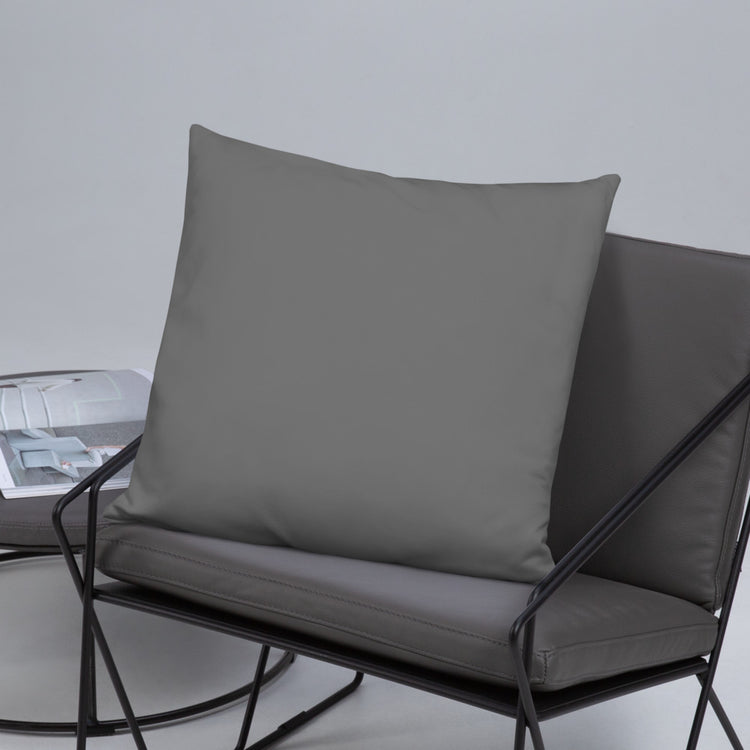 Grey Mandala Throw Pillow