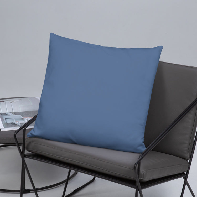 Blue Mandala Throw Pillow