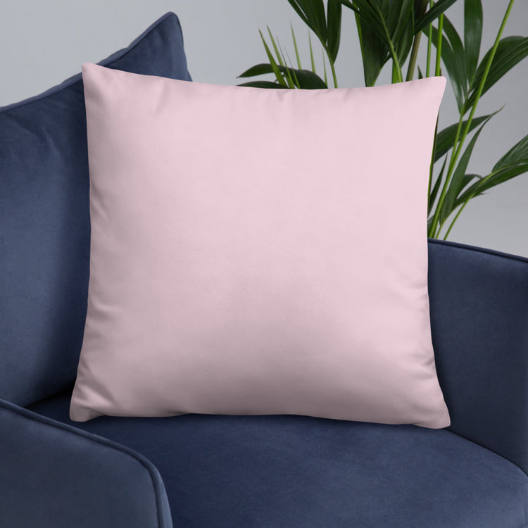 Pink with Sunflower Mandala Throw Pillow