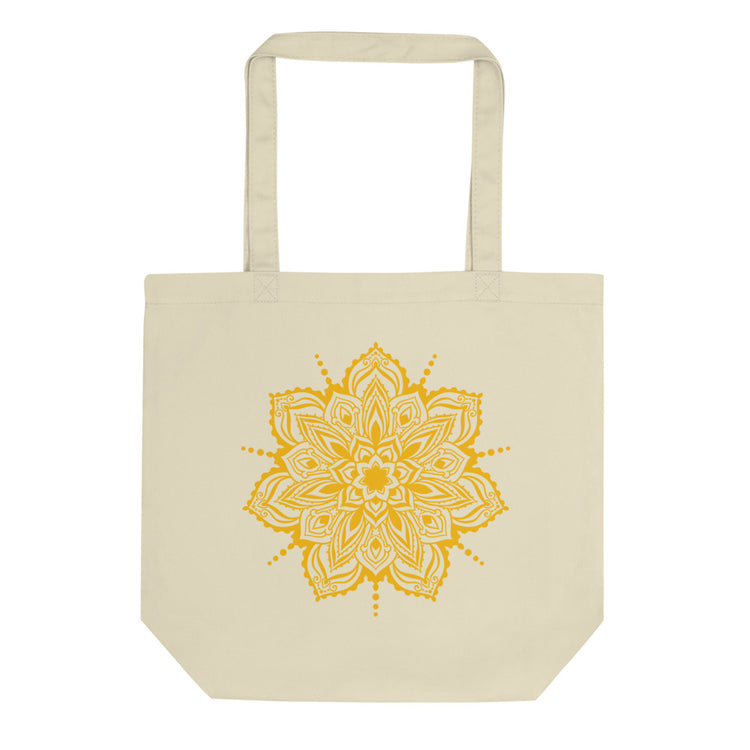 Amber Mandala Eco Tote Bag