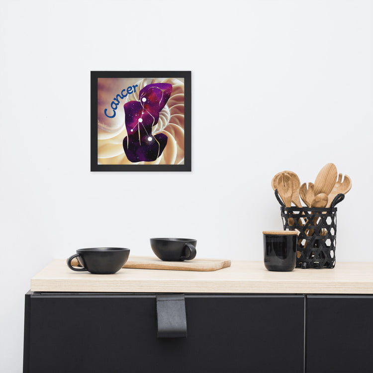 Zodiac Cancer Framed Poster