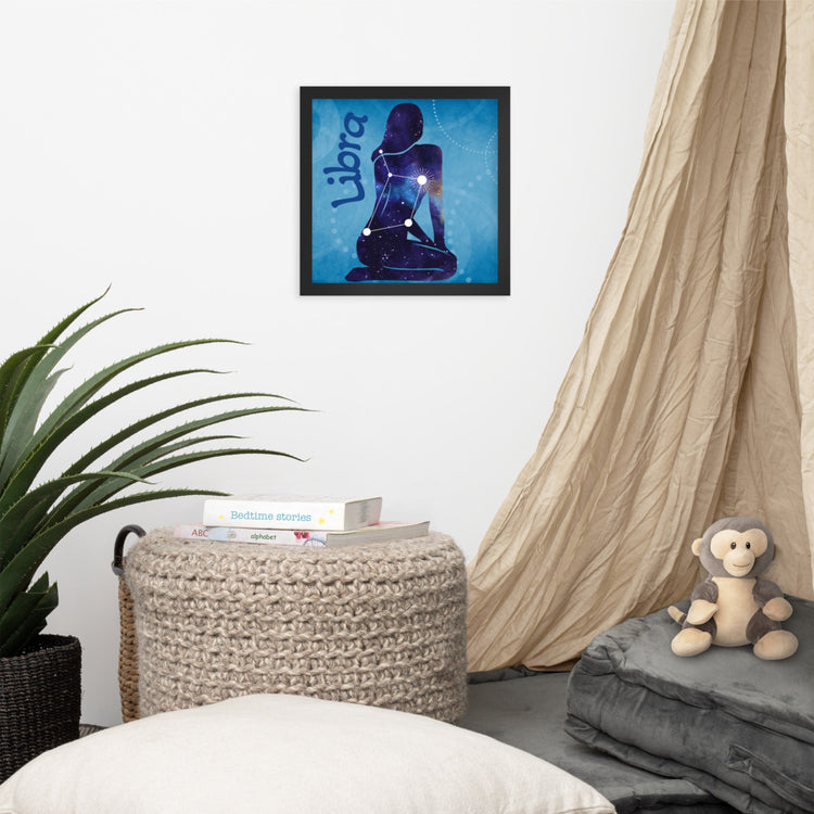 Zodiac Libra Framed Poster