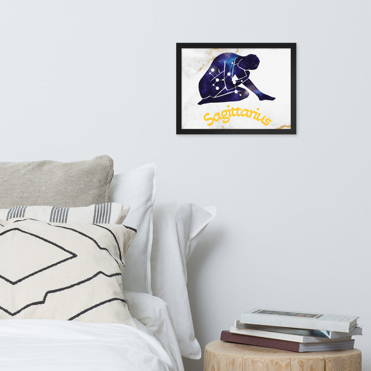 Zodiac Sagittarius Framed poster