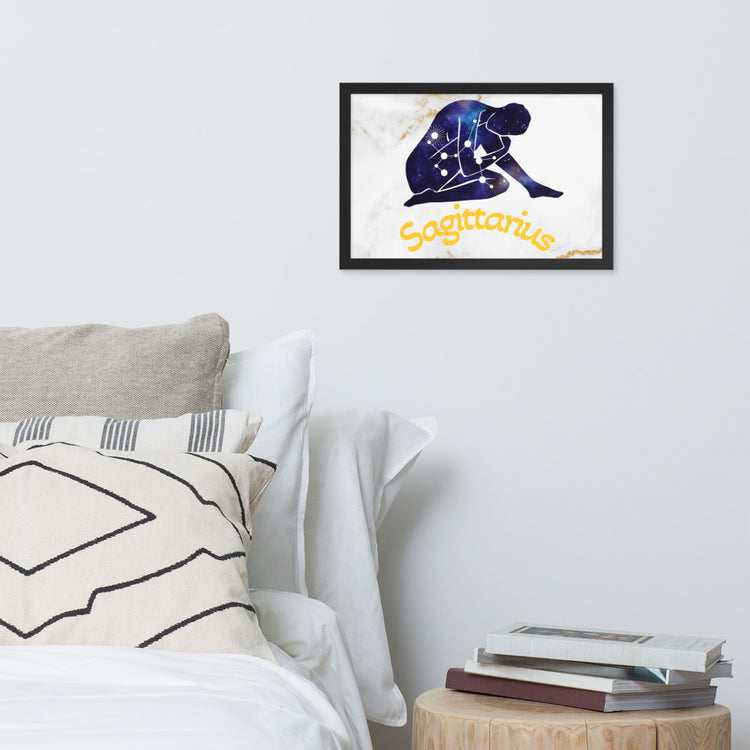 Zodiac Sagittarius Framed poster