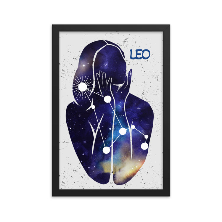 Zodiac Leo Framed poster