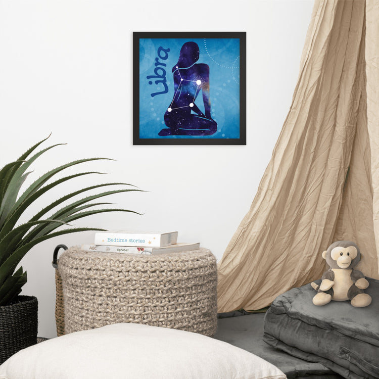 Zodiac Libra Framed Poster