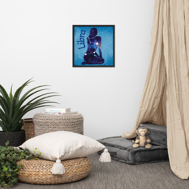 Zodiac Libra Framed Poster
