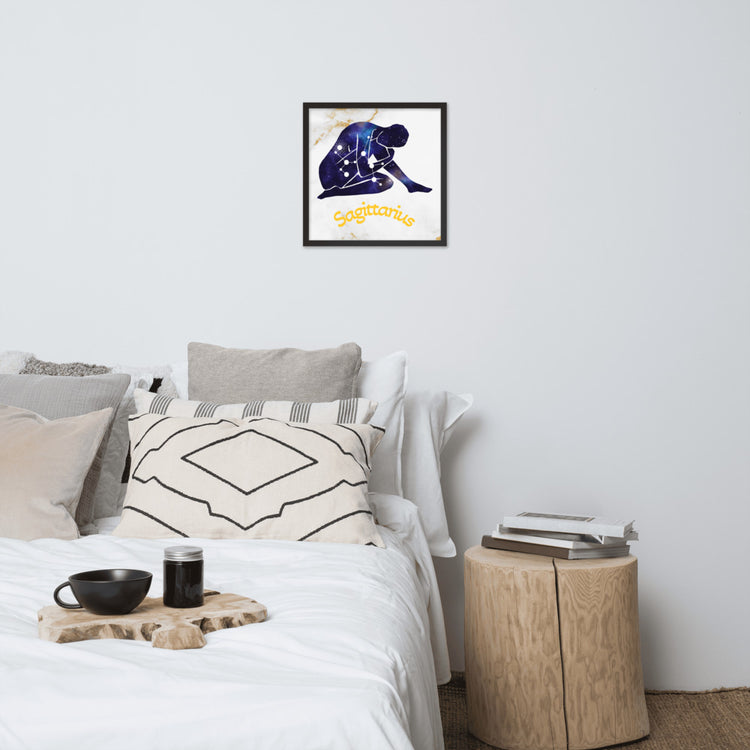 Zodiac Sagittarius Framed poster