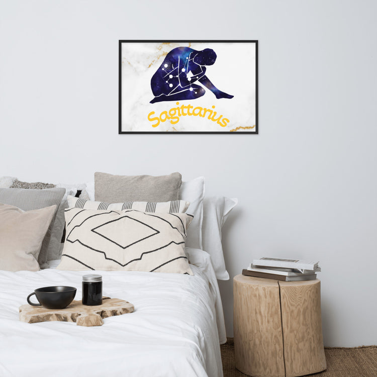 Zodiac Sagittarius Framed poster
