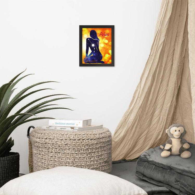 Zodiac Aries Framed Poster