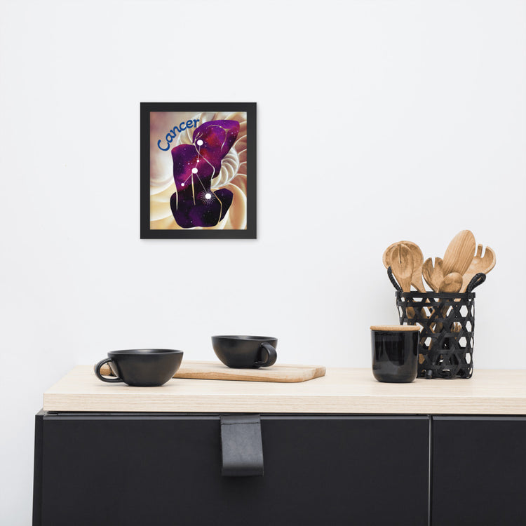 Zodiac Cancer Framed Poster