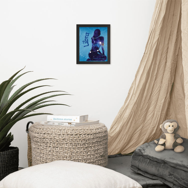 Zodiac Libra Framed Poster