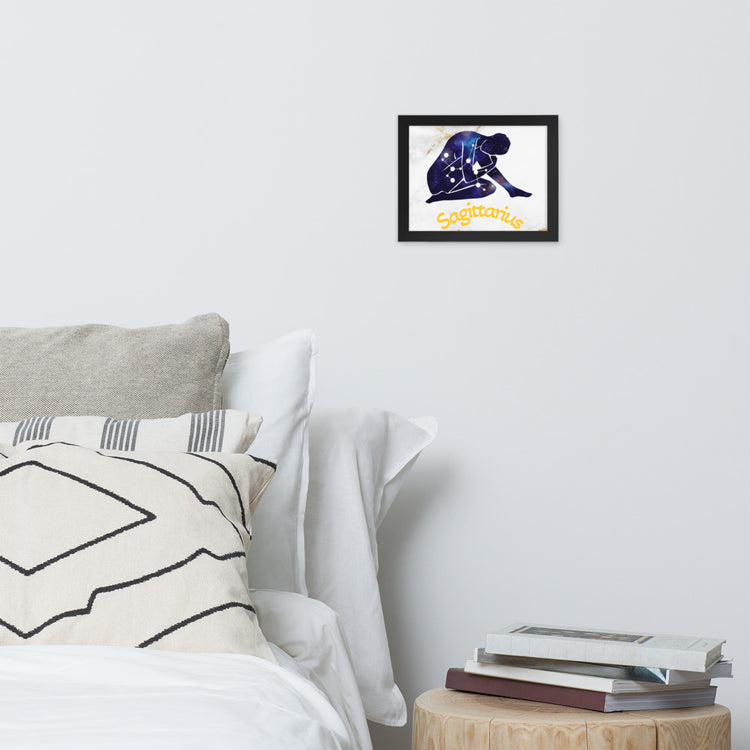 Zodiac Sagittarius Framed poster