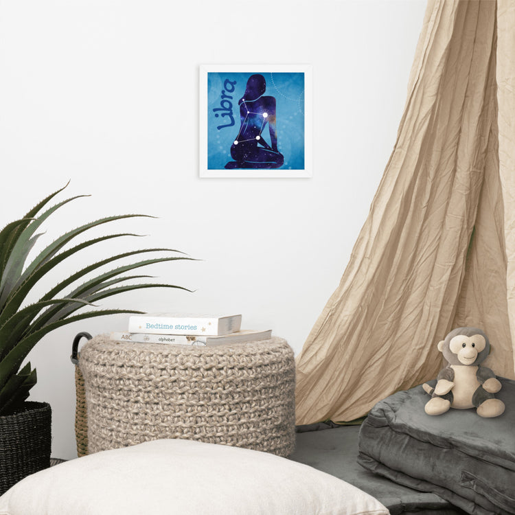 Zodiac Libra Framed Poster