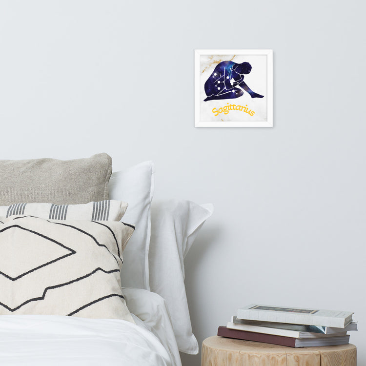 Zodiac Sagittarius Framed poster