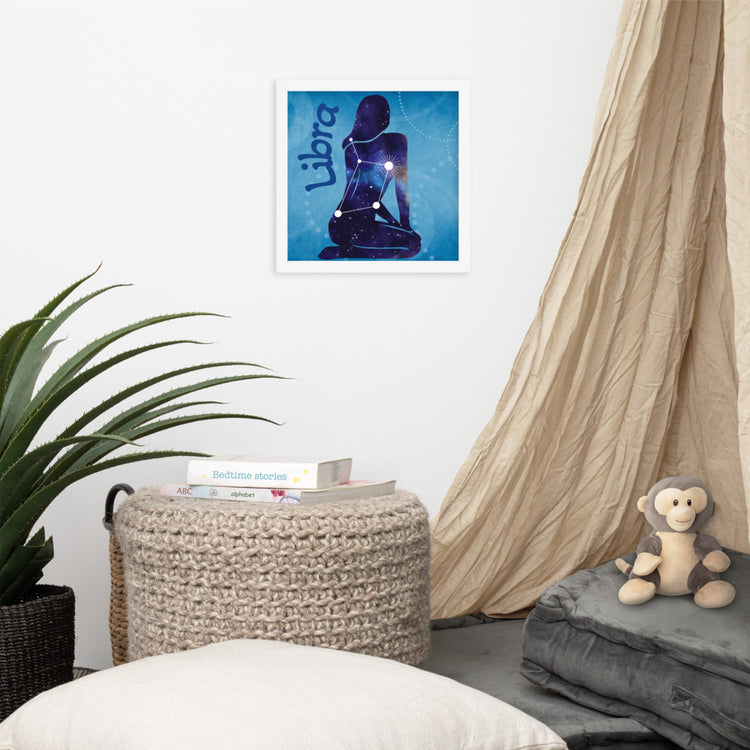 Zodiac Libra Framed Poster