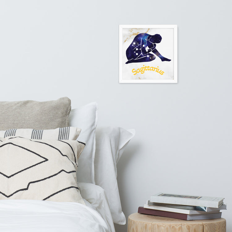 Zodiac Sagittarius Framed poster