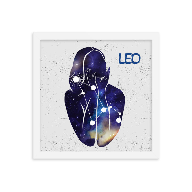 Zodiac Leo Framed poster