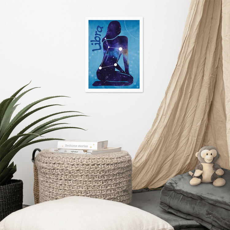 Zodiac Libra Framed Poster