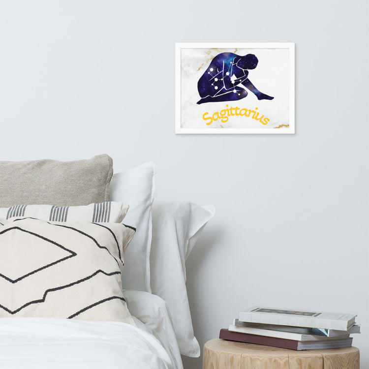 Zodiac Sagittarius Framed poster
