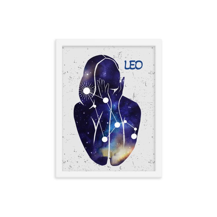 Zodiac Leo Framed poster