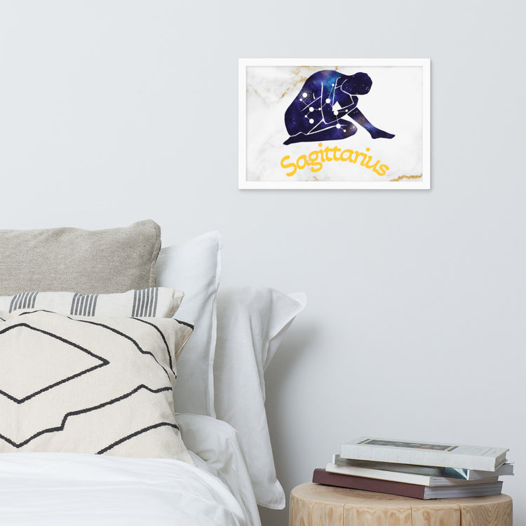 Zodiac Sagittarius Framed poster