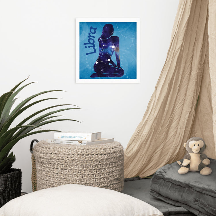 Zodiac Libra Framed Poster