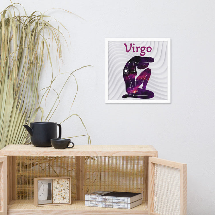 Zodiac Virgo Framed poster