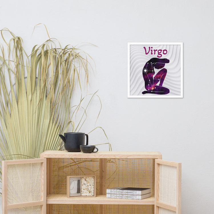 Zodiac Virgo Framed poster