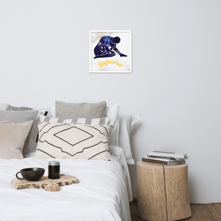 Zodiac Sagittarius Framed poster