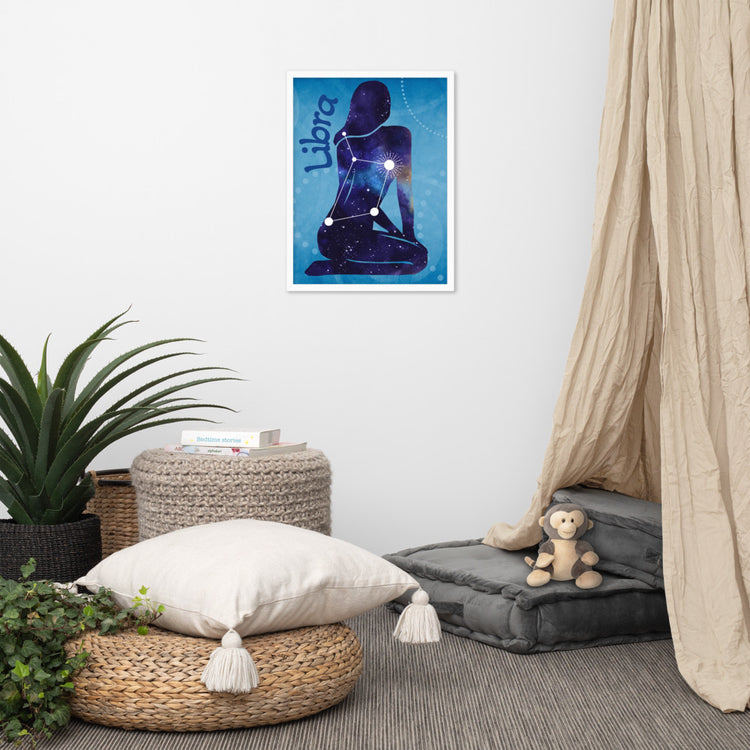 Zodiac Libra Framed Poster