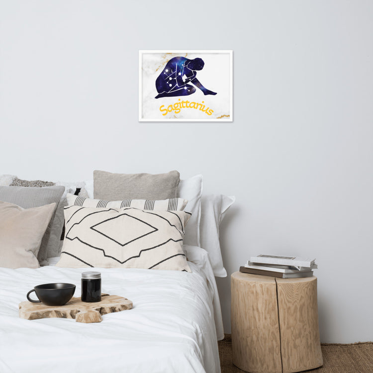 Zodiac Sagittarius Framed poster