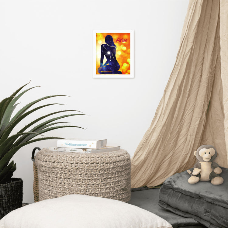 Zodiac Aries Framed Poster