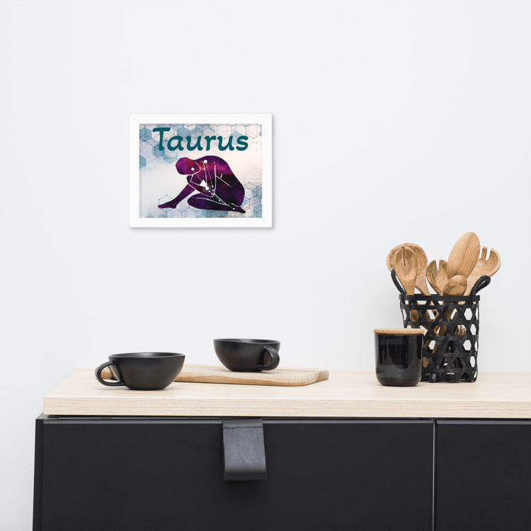 Zodiac Taurus Framed Poster