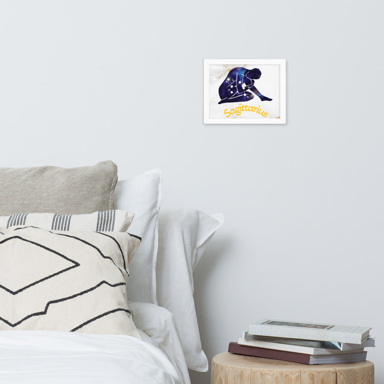 Zodiac Sagittarius Framed poster